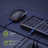 无线背光键盘和鼠标组合2.4gusb静音键鼠套装，可充电超薄电脑键鼠