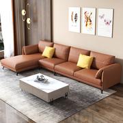 布用沙发现代简约家艺小户型技厅极k简科客布乳胶沙发组合