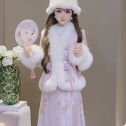 公主家9803冬季新中式国风缎面羽绒服时尚百搭加厚甜美外套