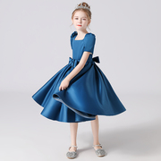 女童高定礼服儿童钢琴表演礼服裙小女孩生日公主裙礼服可量身定制