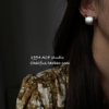 柴夫工作室r511ins韩系质感，c型耳圈高级感哑光精致ol通勤耳钉