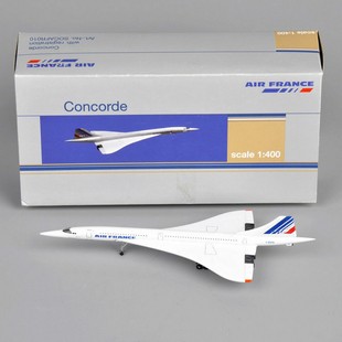 正版concorde1400法国协和飞机法航1976-2003仿真航空模型