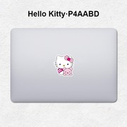 Hello Kitty笔记本电脑贴纸不留胶苹果联想小新air14电脑装饰贴纸