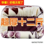 加厚双层拉舍尔毛毯冬季毛毯被子盖毯午睡毯床单双人珊瑚绒毯子