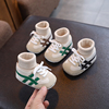 春秋婴儿鞋软底宝宝，鞋0-6到12月步前鞋袜不掉跟新生儿鞋子