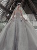 2023新娘主婚纱天空之境同款重工抹胸拖尾高级奢华婚纱礼服