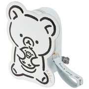 rilakkuma日本轻松熊公仔造型笔袋文具盒可爱女化妆包软皮质