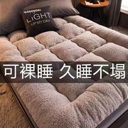 加厚羊羔绒床垫软垫家用榻榻米，宿舍单人学生，寝室床海绵床褥垫被子