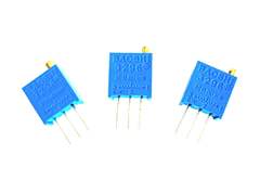 国产BOCHEN蓝色 3296W 微型精密多圈可调电位器电阻器 bourns