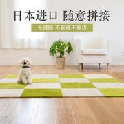 日本ok进口拼接地毯防滑吸水地垫 厨房客厅地毯日式地板垫可水洗