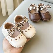 春秋季婴儿鞋男女宝宝0-1岁小皮鞋不掉跟软底公主鞋学步鞋6-12月9