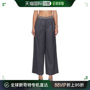 香港直邮潮奢 Remain 女士 灰色 Two-Color 长裤 501617515