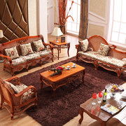 藤沙发组合客厅真藤沙发家具藤椅沙发三人茶几五件套藤编藤艺沙发