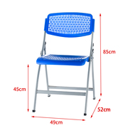 折叠椅塑料靠背椅k办公培训椅会议休闲椅可携式折叠凳子家用户