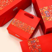 中国风手提袋红色喜庆袋中秋婚装袋大号高档纸袋糖果盒子