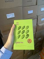 韩国惑丽客乳木果盈润滋养绿茶舒缓控油面膜，23ml*10片只有绿茶