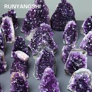 乌拉圭天然水晶紫水晶洞 紫晶洞簇能量原石办公家居摆件 