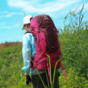 户外登山包双肩男大容量背囊40升50L轻便旅行包女徒步露营运动包