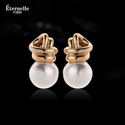 法国Eternelle法式轻奢优雅耳饰 2024年时髦个性小众设计耳环