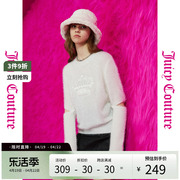 juicycouture橘滋23初秋冬雾都，恋人logo绣花两穿袖女式毛衣