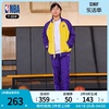 NBA湖人队出场服同款青少年2件套运动训练篮球服套装男女同款