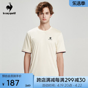 乐卡克法国公鸡男士夏季运动休闲圆领短袖T恤CO-0101231