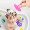 婴儿洗头刷硅胶去头垢，宝宝洗澡海绵，新生儿搓澡神器沐浴棉洗澡用品