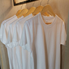 （买一送一）270g日本重磅纯棉短袖T恤加厚实不透打底衫上衣男女