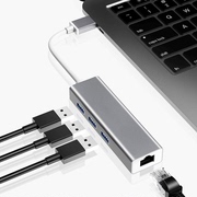 适用苹果电脑老款macbook air/pro笔记本usb拓展坞千兆网卡网线接口转接头USB3.0转换器hub分线器扩展坞