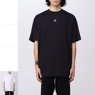 Calvin Klein Jeans CK 男士宽版潮百搭短袖圆领T恤 J30J322849