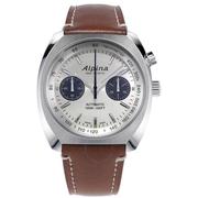 海外购alpina瑞士手表，舒适流行皮带计时码表，男士自动机械腕表