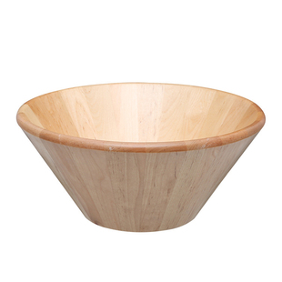 大号木碗实木圆形木盘，圆碗沙拉碗水果碗，日式创意果盘瓜果碟子