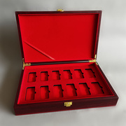 金条储存盒银条，收藏盒金条包装盒常服配饰，木盒证件收纳盒刻字