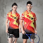 羽毛球服套装男女款兵乓球网球服情侣夏季透气速干比赛运动服定制