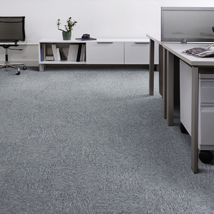 单片出售丙纶方块拼接地毯，50×50大面积，商用办公室写字楼pvc沥青
