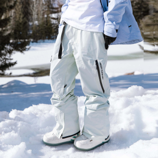 南恩nandn单板滑雪裤，女国潮冬季2022防风，防水男士纯色滑雪裤