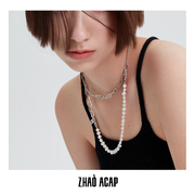 ZHAO ACAP原创设计珍珠项链女锁骨链小众设计自由的巴洛克项链