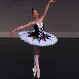 儿童芭蕾舞tutu裙演出服百万小丑芭蕾舞台，服装女童天鹅湖蓬蓬纱裙