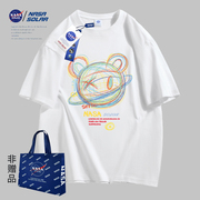 nasasolar联名2024夏季印花男女同，款短袖t恤hb