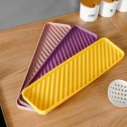 桌面收纳垫吧台滤水沥水垫硅胶防滑垫厨房调料罐保护垫茶杯防烫垫