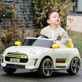 儿童电动车四轮遥控汽车可坐人男女，小孩摇摆车宝宝充电童车玩具车