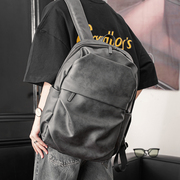 2024复古时尚双肩包 韩版男包潮流街头背包学生书包电脑背包