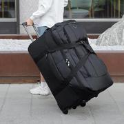 特大牛津布拉杆包托运旅行箱，男女通用搬家旅行包可收纳折叠行李包