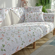 北欧夏季防滑沙发垫布艺组合通用客厅坐垫实木真皮沙发巾沙发套罩