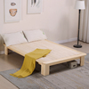 实木床架榻榻米硬板排骨架现代简约单双人床无床头民宿小户型