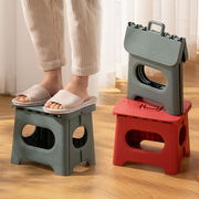 可折叠小板凳便携式塑料凳子家用省空间换鞋凳钓鱼马扎结实小椅子