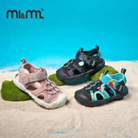 m1m2西班牙童鞋儿童，夏季迷彩凉鞋