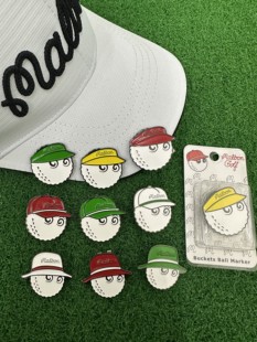 高尔夫马克 帽夹 Mark 磁性球位标 多款式高尔夫用品果岭球帽配件