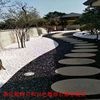 黑色鹅卵石庭院装饰铺路砾石花盆铺面彩色石子，鱼缸造景雨花石