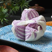 金穗福紫薯开花馒头，茶楼酒店半成品加热美食，包子包装馒头加热即食